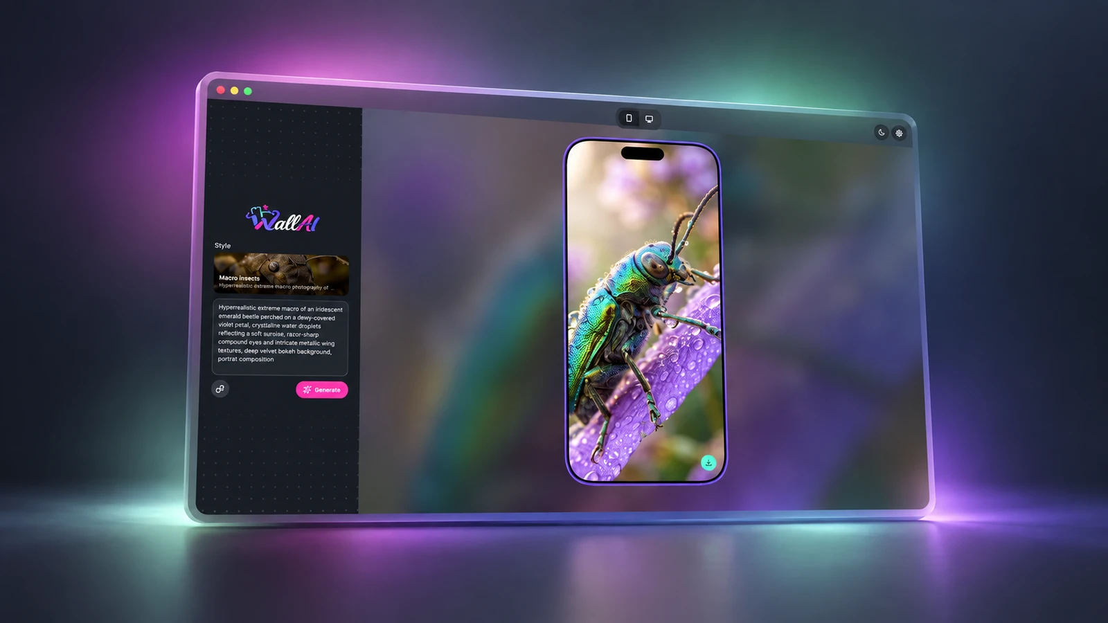Wallai: AI-Powered Wallpaper Generator preview